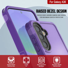Cargar imagen en el visor de la galería, Punkcase Galaxy A36 Case, [Serie Spartan 2.0] Carrera de servicio pesado resistente [púrpura]

