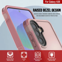 Cargar imagen en el visor de la galería, Punkcase Galaxy A36 Case, [Serie Spartan 2.0] Carrera de servicio pesado resistente [rosa]
