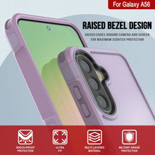 Cargar imagen en el visor de la galería, Punkcase Galaxy A56 Case, [Serie Spartan 2.0] Carrera de servicio pesado resistente [magenta]
