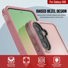 Load image into Gallery viewer, Punkcase Galaxy A56 Case, [Serie Spartan 2.0] Carrera cubierta de servicio pesado resistente [rosa]
