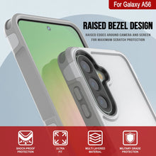 Load image into Gallery viewer, Punkcase Galaxy A56 Case, [Serie Spartan 2.0] Carrera de servicio pesado resistente [blanco]
