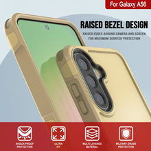 Cargar imagen en el visor de la galería, Punkcase Galaxy A56 Case, [Serie Spartan 2.0] Carrera de servicio pesado resistente [amarillo]
