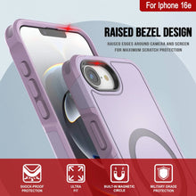 Load image into Gallery viewer, Punkcase iPhone 16E Case, [Serie Spartan 2.0] Carrera de servicio pesado resistente con protector de pantalla incorporado [lila]

