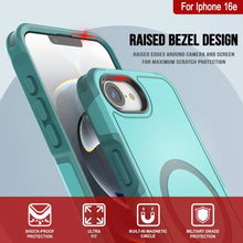 Load image into Gallery viewer, Punkcase iPhone 16E Case, [Serie Spartan 2.0] Carrera de servicio pesado resistente con protector de pantalla incorporado [azul]
