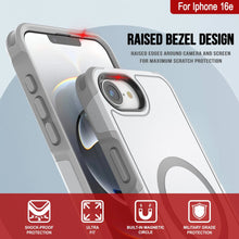 Load image into Gallery viewer, Punkcase iPhone 16E Case, [Serie Spartan 2.0] Carrera de servicio pesado resistente con protector de pantalla incorporado [blanco]
