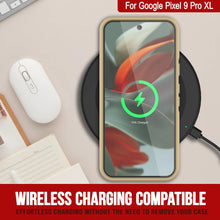 Cargar imagen en el visor de la galería, Punkcase Google Pixel 9 Pro XL Case, [Serie Spartan 2.0] Cubierta de servicio pesado transparente con protector de pantalla incorporado [Amarillo]
