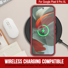 Cargar imagen en el visor de la galería, Punkcase Google Pixel 9 Pro XL Case, [Serie Spartan 2.0] Cubierta de servicio pesado resistente con protector de pantalla incorporado [rojo]

