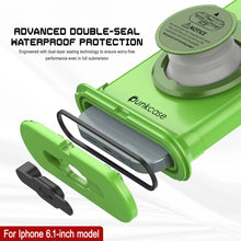 Load image into Gallery viewer, Punkcase Universal 2.0 Teléfono impermeable para 6.1–6.3 &quot;[verde]
