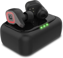 Load image into Gallery viewer, PunkBuds 2.0 True Wireless Earbuds, Mini Bluetooth Headphones W/ Charging Case &amp; Built-In Noise Cancelling Mic. [Black] 
