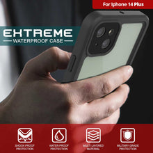 Cargar imagen en el visor de la galería, For Iphone 14 Plus HTREME ¢ WATERPROOF CASE 4 [ 8B SHOCK-PROOF WATER-PROOF MULTI LAYERED MILITARY GRADE PROTECTION PROTECTION MATERIAL PROTECTION (Color in image: Light Blue)
