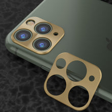 Cargar imagen en el visor de la galería, Punkcase iPhone 11 Pro Max Camera Protector Ring [Gold] (Color in image: Blue)
