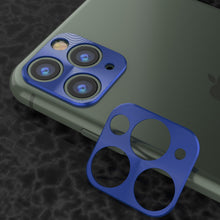 Cargar imagen en el visor de la galería, Punkcase iPhone 11 Pro Camera Protector Ring [Blue] (Color in image: Black)
