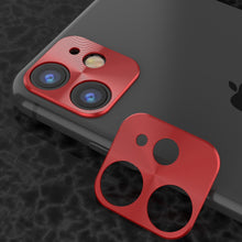 Cargar imagen en el visor de la galería, Punkcase iPhone 11 Camera Protector Ring [Red] (Color in image: Blue)
