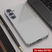 Cargar imagen en el visor de la galería, Case de Galaxy S24 Plus, Punkcase Carbon -Shield, Sesh Duty &amp; Ultra Fin Cover [Probante de choque] [Non Slip] [White]
