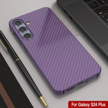 Load image into Gallery viewer, Case de Galaxy S24 Plus, Punkcase Carbon -Wield, Servicio pesado y cubierta ultra delgada [a prueba de choques] [no slip] [púrpura]
