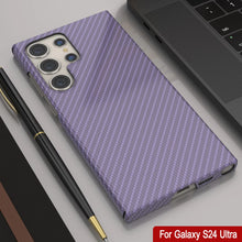Cargar imagen en el visor de la galería, Galaxy S24 Ultra Case, Punkcase Carbon -Walfield, Servicio pesado y cubierta ultra delgada [a prueba de choques] [no deslizamiento] [lila]

