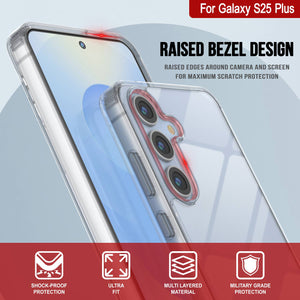 Funda para Galaxy S25 Plus [Serie de acrílico transparente] [Antideslizante] Para Galaxy S25 Plus [Transparente]