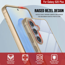 Cargar imagen en el visor de la galería, Funda para Galaxy S25 Plus [Serie de acrílico transparente] [Antideslizante] Para Galaxy S25 Plus [Naranja]
