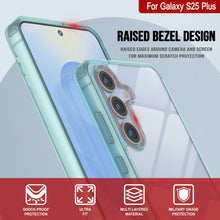 Cargar imagen en el visor de la galería, Funda para Galaxy S25 Plus [Serie de acrílico transparente] [Antideslizante] Para Galaxy S25 Plus [Verde azulado]
