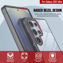 Cargar imagen en el visor de la galería, Funda para Galaxy S25 Ultra [Serie de acrílico transparente] [Antideslizante] Para Galaxy S25 Ultra [Negro]
