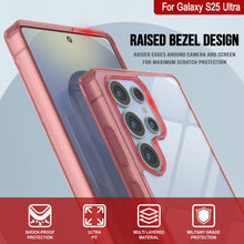 Cargar imagen en el visor de la galería, Funda para Galaxy S25 Ultra [Serie de acrílico transparente] [Antideslizante] Para Galaxy S25 Ultra [Rojo]
