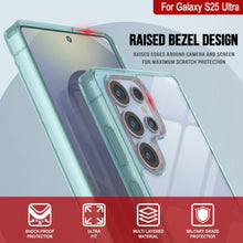 Cargar imagen en el visor de la galería, Funda para Galaxy S25 Ultra [Serie de acrílico transparente] [Antideslizante] Para Galaxy S25 Ultra [Verde azulado]
