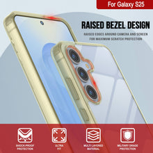 Load image into Gallery viewer, Funda para Galaxy S25 [Serie de acrílico transparente] [Antideslizante] Para Galaxy S25 [Amarillo]

