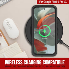 Cargar imagen en el visor de la galería, Caso impermeable de Google Pixel 9 Pro XL, Punkcase [Extreme Series] Armor Cover con protector de pantalla incorporado [negro]
