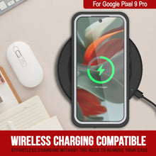 Cargar imagen en el visor de la galería, Caso impermeable de Google Pixel 9 Pro, cubierta de armadura punkcase [serie extrema] con protector de pantalla incorporado [blanco]
