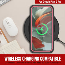 Cargar imagen en el visor de la galería, Caso impermeable de Google Pixel 9 Pro, cubierta de armadura punkcase [serie extrema] con protector de pantalla incorporado [rosa]
