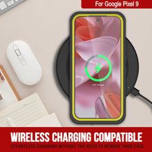 Cargar imagen en el visor de la galería, Caso impermeable de Google Pixel 9, cubierta de armadura punkcase [serie extrema] con protector de pantalla incorporado [amarillo]
