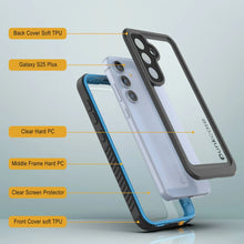 Cargar imagen en el visor de la galería, Funda protectora de pantalla para Galaxy S25+ Plus resistente al agua y a los golpes [Serie Extreme] [Azul marino]

