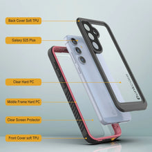Cargar imagen en el visor de la galería, Funda protectora de pantalla para Galaxy S25+ Plus resistente al agua y a los golpes [Serie Extreme] [rosa]
