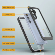 Load image into Gallery viewer, Funda protectora de pantalla para Galaxy S25 resistente al agua y a los golpes [Serie Extreme] [Blanca]
