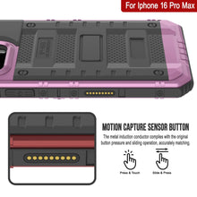Cargar imagen en el visor de la galería, iPhone 16 Pro Max Metal Extreme 3.0 Estuche impermeable de aluminio IP68 con buillt en la pantalla Protector y Kickstand [rosa]
