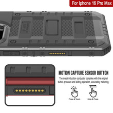Cargar imagen en el visor de la galería, iPhone 16 Pro Max Metal Extreme 3.0 Estuche impermeable de aluminio IP68 con buillt en la pantalla Protector y Kickstand [Silver]
