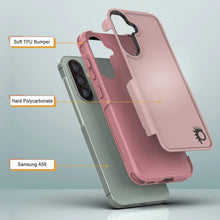 Load image into Gallery viewer, Punkcase Galaxy A56 Case, [Serie Spartan 2.0] Carrera cubierta de servicio pesado resistente [rosa]
