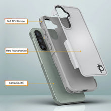 Load image into Gallery viewer, Punkcase Galaxy A56 Case, [Serie Spartan 2.0] Carrera de servicio pesado resistente [blanco]
