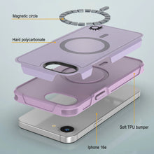 Load image into Gallery viewer, Punkcase iPhone 16E Case, [Serie Spartan 2.0] Carrera de servicio pesado resistente con protector de pantalla incorporado [lila]

