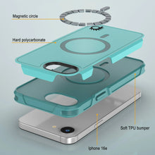 Load image into Gallery viewer, Punkcase iPhone 16E Case, [Serie Spartan 2.0] Carrera de servicio pesado resistente con protector de pantalla incorporado [azul]
