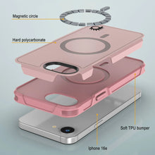 Load image into Gallery viewer, Punkcase iPhone 16E Case, [Serie Spartan 2.0] Carrera de servicio pesado resistente con protector de pantalla incorporado [rosa]
