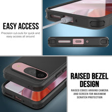 Load image into Gallery viewer, Punkcase Google Pixel 9 Case, [Serie Spartan 2.0] Cubierta de servicio pesado resistente con protector de pantalla incorporado [magenta]
