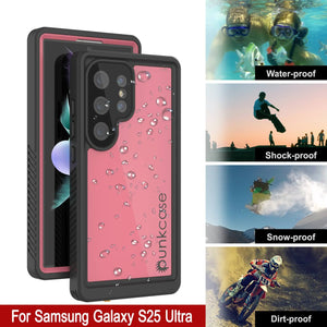 Galaxy S25 Ultra Water Water Water Punkcase Studstar Pink Pink Thin 6.6 pies IP68 IP68 Prueba de choque/nieve