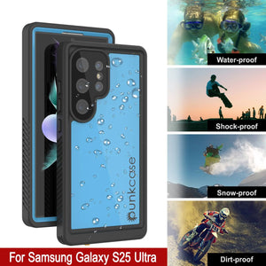 Galaxy S25 Ultra Water Water Water Punkcase Studstar Light Azul Fin 6.6 pies IP68 Clock -improvisado