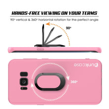 Load image into Gallery viewer, Galaxy S8 Case, Punkcase Magnetix Protective TPU Cover W/ Kickstand, Screen Protector [Pink] 

