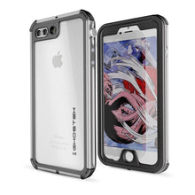 Cargar imagen en el visor de la galería, iPhone 8+ Plus Waterproof Case, Ghostek® Atomic 3.0 Silver Series | Underwater | Touch-ID (Color in image: Silver)
