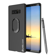 Cargar imagen en el visor de la galería, Galaxy Note 8 Case, Punkcase Magnetix Protective TPU Cover W/ Kickstand, Screen Protector [Black] (Color in image: black)
