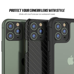 Punkcase iPhone 11 Pro Camera Protector Ring [Black] (Color in image: Silver)