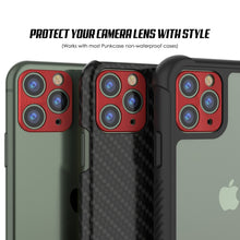 Cargar imagen en el visor de la galería, Punkcase iPhone 11 Pro Max Camera Protector Ring [Red] (Color in image: Gold)
