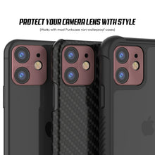Load image into Gallery viewer, Punkcase iPhone 11 Camera Protector Ring [Rose-Gold] (Color in image: Red)
